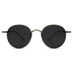 Arkai Occasus | Lunettes De Soleil En Titane Couleur Cuivre à Verres Ronds Polarisés