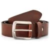 BSWK Ceinture En Cuir Marron Vintage