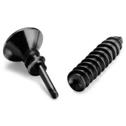 Otsu Boucle D'oreille Floyd Noire à Vis -Bijouterie Soldes Boutique 27 3saraf