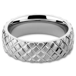 Lucleon Hyperan | Anneau Argenté En Titane Avec Motif Pneumatique - 8 Mm 7 Lucleon Hyperan | Anneau Argenté En Titane Avec Motif Pneumatique - 8 Mm -Bijouterie Soldes Boutique 3 2 hiperr