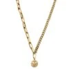 Lucleon Collier Caleb Amager à Double Maille Dorée Et Pendentif Smiley -Bijouterie Soldes Boutique 3 2.defc00c9555de480bcdc607e71268dc9