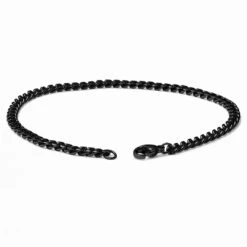 Lucleon Bracelet Chaîne à Mailles Noires - 4 Mm -Bijouterie Soldes Boutique 3 2 8da838afe3261f05fe3a686cb8b06c1a 3