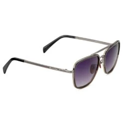 Lucleon Lunettes De Soleil Aviator Noires Et Gris Gunmetal -Bijouterie Soldes Boutique 3 3.c0c8a5636647d9a1b0703ede55704bfe