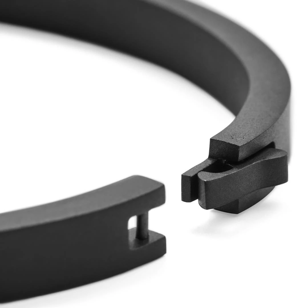 Lucleon Bracelet Manchette Arie Noir Mat 6 Lucleon Bracelet Manchette Arie Noir Mat – Image 4
