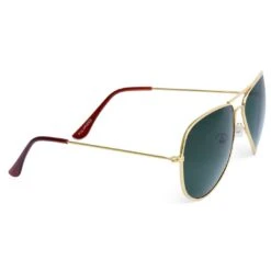 Paul Riley Lunettes Polarisantes Aviator Dorées à Verres Vert Foncé -Bijouterie Soldes Boutique 32 3 12
