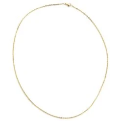 Fort Tempus Chaîne Dorée Légère -Bijouterie Soldes Boutique 32 43