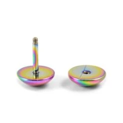 Fort Tempus Clou D'oreille Circulaire Arc-en-ciel De 8mm -Bijouterie Soldes Boutique 33 2 10