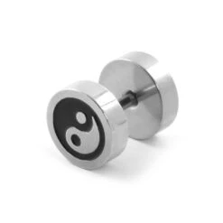 Fort Tempus Boucle D'oreille Yin & Yang 8 Mm