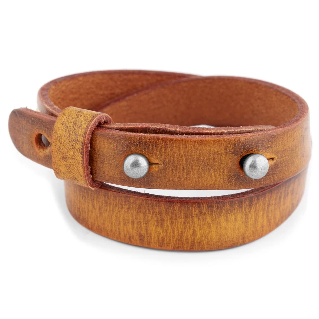 Salt & Hide Bracelet En Cuir Tanné Jackson 4 Salt & Hide Bracelet En Cuir Tanné Jackson – Image 2