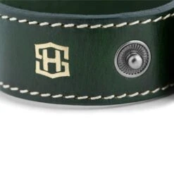 Salt & Hide Bracelet En Cuir Vert Reeve -Bijouterie Soldes Boutique 36 3 18