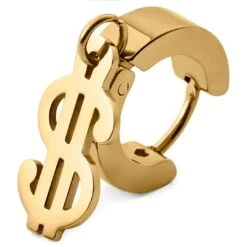 Otsu Boucle D'oreille Dorée Floyd à Pendentif Dollar 9 Otsu Boucle D'oreille Dorée Floyd à Pendentif Dollar -Bijouterie Soldes Boutique 37 3addda