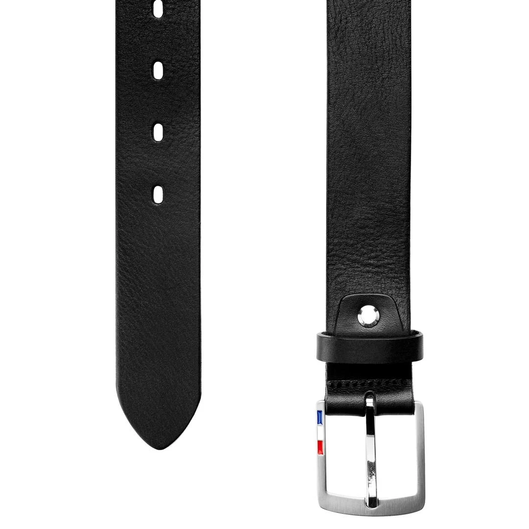 BSWK Ceinture Noire En Cuir Pleine Fleur 4 BSWK Ceinture Noire En Cuir Pleine Fleur – Image 2