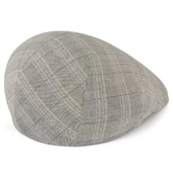 Fawler Casquette Plate Tirreno à Motif écossais Gris 10 Fawler Casquette Plate Tirreno à Motif écossais Gris -Bijouterie Soldes Boutique 4 2 390