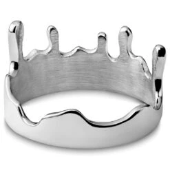 Otsu Fahrenheit | Bague En Métal Argenté -Bijouterie Soldes Boutique 4 2 645248de7e9634242ec01e58af05e8fd 8