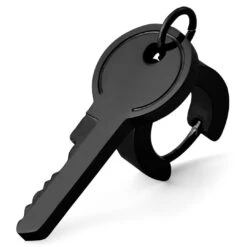 Otsu Boucle D'oreille Noire Floyd à Pendentif Clé -Bijouterie Soldes Boutique 41 3addda