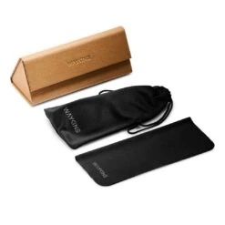 Waykins Lunettes De Soleil Noires Wilmer Thea à Verres Miroir Polarisés Jaune-orange -Bijouterie Soldes Boutique 46 14d0116b5bbe04a53bf93532beb5e7af1