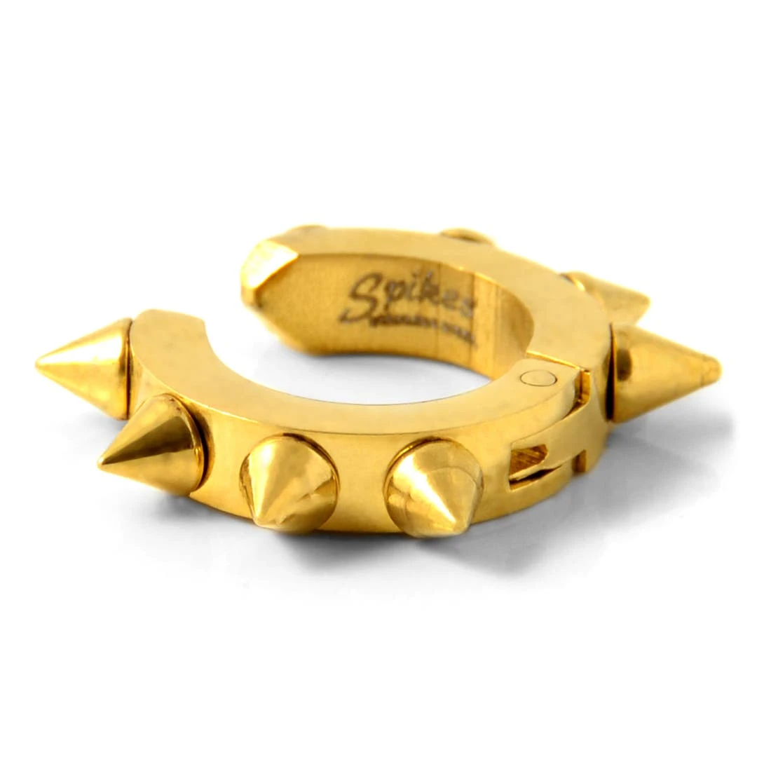 Fort Tempus Boucle D'oreille Pointes Dorées 5 Fort Tempus Boucle D'oreille Pointes Dorées – Image 3