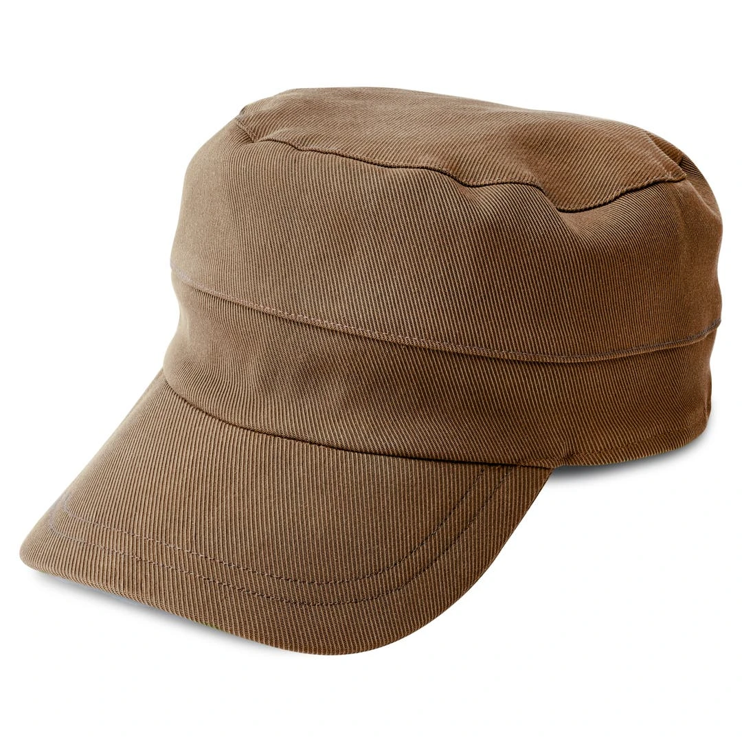 Fawler Casquette Militaire Flynn En Coton Marron 3 Fawler Casquette Militaire Flynn En Coton Marron