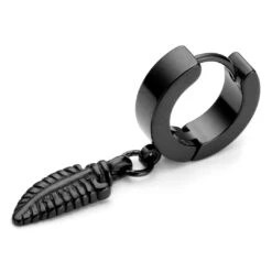 Fort Tempus Boucle D'oreille La Plume Noire