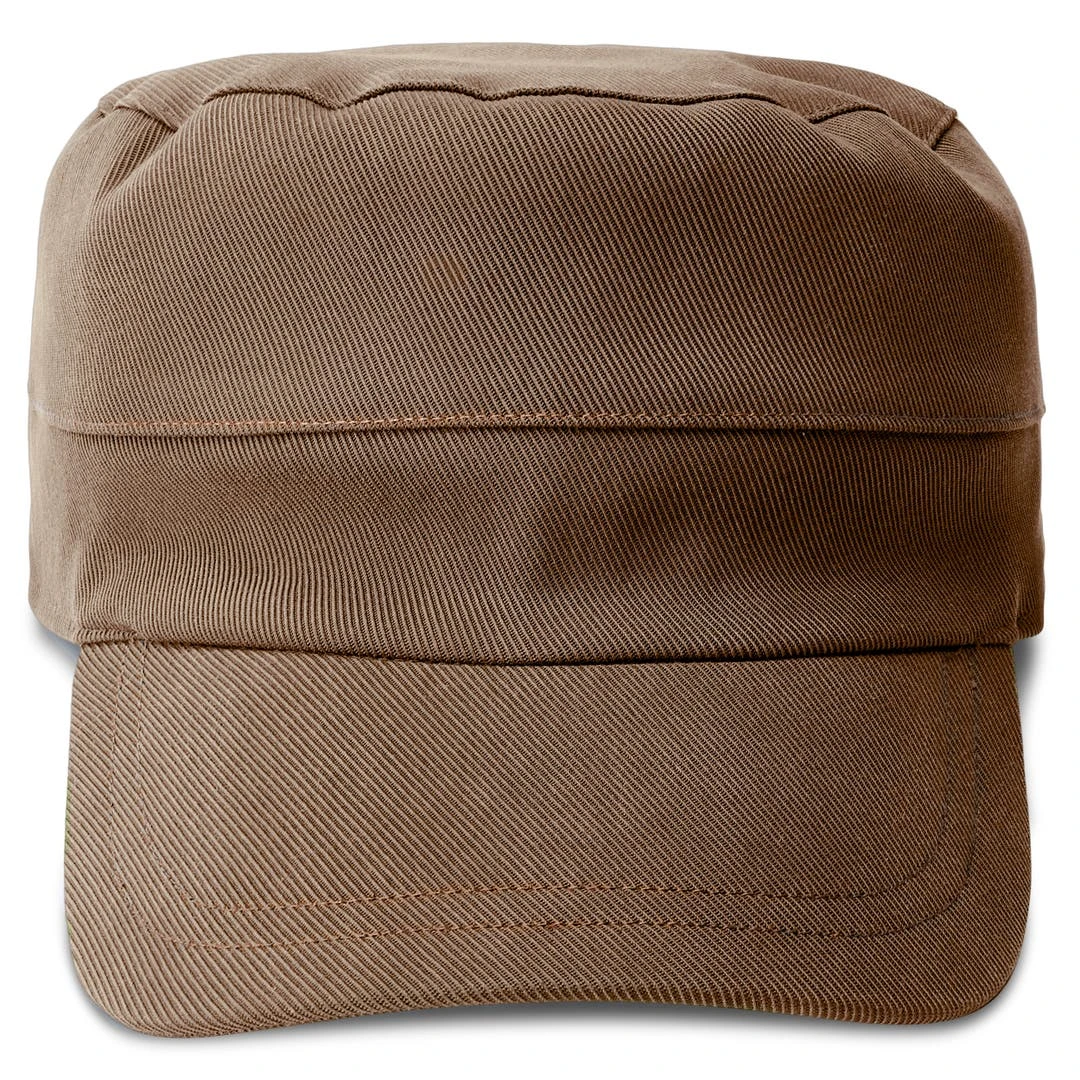 Fawler Casquette Militaire Flynn En Coton Marron 5 Fawler Casquette Militaire Flynn En Coton Marron – Image 3
