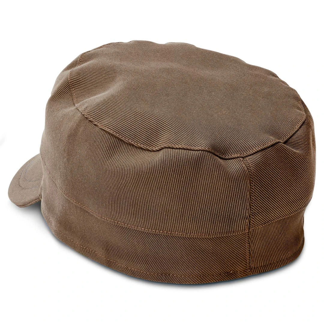 Fawler Casquette Militaire Flynn En Coton Marron 6 Fawler Casquette Militaire Flynn En Coton Marron – Image 4