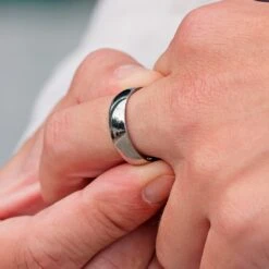 Fort Tempus Anneau En Titane Argenté Traditionnel 13 Fort Tempus Anneau En Titane Argenté Traditionnel -Bijouterie Soldes Boutique 5081 ring