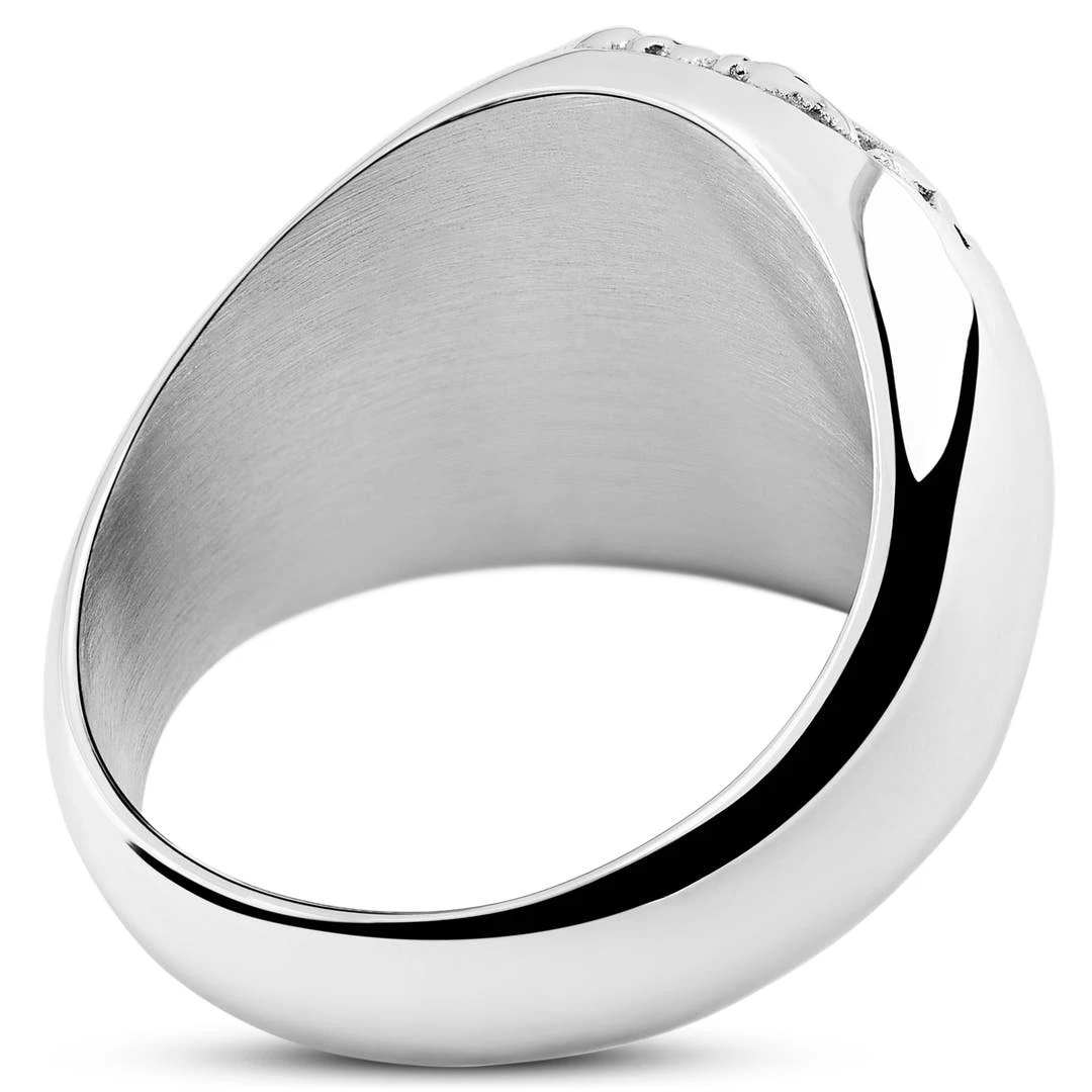 Moody Mason Chevalière Argentée Le Lion 7 Moody Mason Chevalière Argentée Le Lion – Image 5