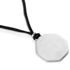 Lucleon Pendentif Personnalisable En Acier Argenté Avec Collier -Bijouterie Soldes Boutique 6 3 4e75b4e838cc94ed76b3c31a3df5e8fe