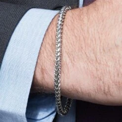 Fort Tempus Bracelet En Acier 13 Fort Tempus Bracelet En Acier -Bijouterie Soldes Boutique 6 steel band bracelet cropped