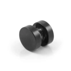 Fort Tempus Boucle D'oreille Aimant Noire 8 Mm