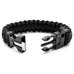 Tailor Toki Bracelet Corde Para Noir Avec Allume-Feu Acier -Bijouterie Soldes Boutique 7 2 76