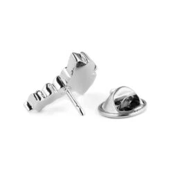 Warren Asher Épinglette Hermes Argentée -Bijouterie Soldes Boutique 7 3 3 144 1