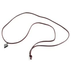 Lucleon Collier En Cuir Marron à Pendentif Triangulaire Noir -Bijouterie Soldes Boutique 7 3 3 182