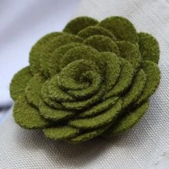 Warren Asher Boutonnière Rose Verte -Bijouterie Soldes Boutique 7519best