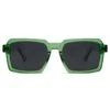 Otsu Occasus | Lunettes De Soleil Vert Fluo XL à Formes Géométriques Et Verres Polarisés -Bijouterie Soldes Boutique 8 2 glasot