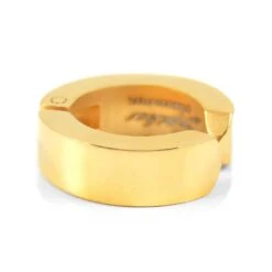 Fort Tempus Boucle D'oreille Clip Dorée Parée D'une Zircone -Bijouterie Soldes Boutique 8354 3