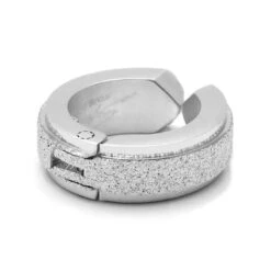 Fort Tempus Boucle D'oreille Clip Finition Brossée -Bijouterie Soldes Boutique 8363 3 1