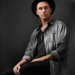 Arkai Collier à Pendentif En Pierre Jaspe Rouge Orisun Abel -Bijouterie Soldes Boutique 9 1 24644