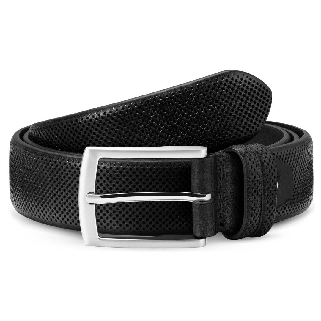 Salt & Hide Ceinture Noire En Cuir Pleine Fleur Holmes 3 Salt & Hide Ceinture Noire En Cuir Pleine Fleur Holmes