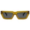 Otsu Occasus | Lunettes De Soleil Carrées Jaune Fluo à Monture épaisse Et Verres Polarisés -Bijouterie Soldes Boutique 9 2 glasot