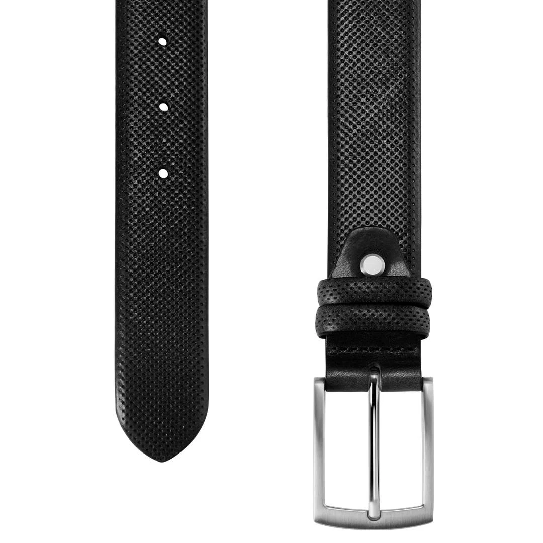 Salt & Hide Ceinture Noire En Cuir Pleine Fleur Holmes 4 Salt & Hide Ceinture Noire En Cuir Pleine Fleur Holmes – Image 2