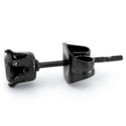 Lucleon Boucles D'oreille à Zircone Noire 4 Mm 10 Lucleon Boucles D'oreille à Zircone Noire 4 Mm -Bijouterie Soldes Boutique 9 2 199