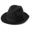 Fawler Chapeau Fédore Filippo Moda Noir à Bords Bruts -Bijouterie Soldes Boutique Hat 12 1 copy 3