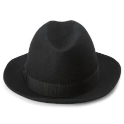 Fawler Chapeau Fédore Filippo Moda Noir à Bords Bruts -Bijouterie Soldes Boutique Hat 12 4 copy 3