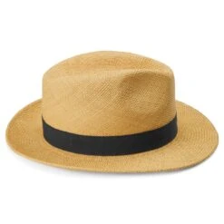 Fawler Chapeau Panama Moda Couleur Havane Clair Avec Gallon Bleu Marine Piero 13 Fawler Chapeau Panama Moda Couleur Havane Clair Avec Gallon Bleu Marine Piero -Bijouterie Soldes Boutique Hat 16 3 copy 3