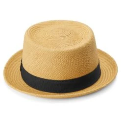 Fawler Chapeau Panama Paolo Moda "Pork Pie" -Bijouterie Soldes Boutique Hat 17 4 copy 3