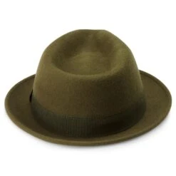 Fawler Chapeau Trilby Tomasso Moda Vert Olive 10 Fawler Chapeau Trilby Tomasso Moda Vert Olive -Bijouterie Soldes Boutique Hat 2 3 copy 3