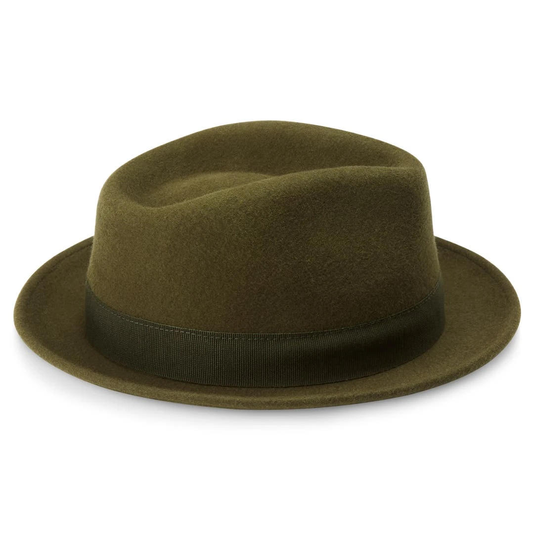 Fawler Chapeau Trilby Tomasso Moda Vert Olive 6 Fawler Chapeau Trilby Tomasso Moda Vert Olive – Image 4
