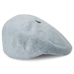 Fawler Casquette Plate Marcello Moda Bleu Clair -Bijouterie Soldes Boutique Hat 20 3 copy 3