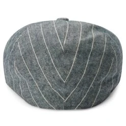 Fawler Casquette Plate Moda à Rayures Bleu Et Blanc Marco -Bijouterie Soldes Boutique Hat 32 4 copy 3